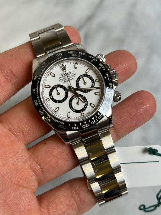 2022 116500LN Panda Preowned and Polished Complete w/ White Tag