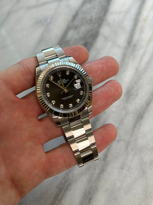 2025 126334G Oyster Black Diamond New Complete
