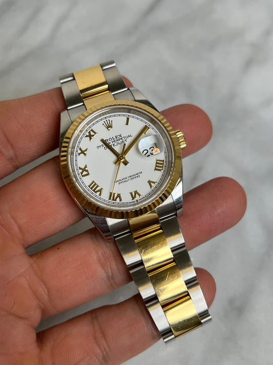 2020 126233 Oyster White Roman DJ36 Preowned Complete