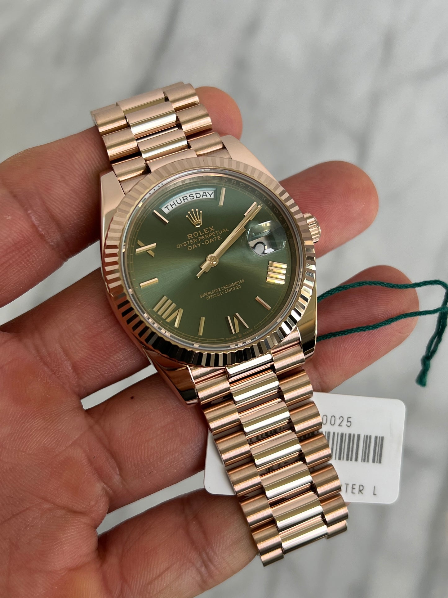 2020 228235 Olive Preowned and Polished Complete w/ White Tag