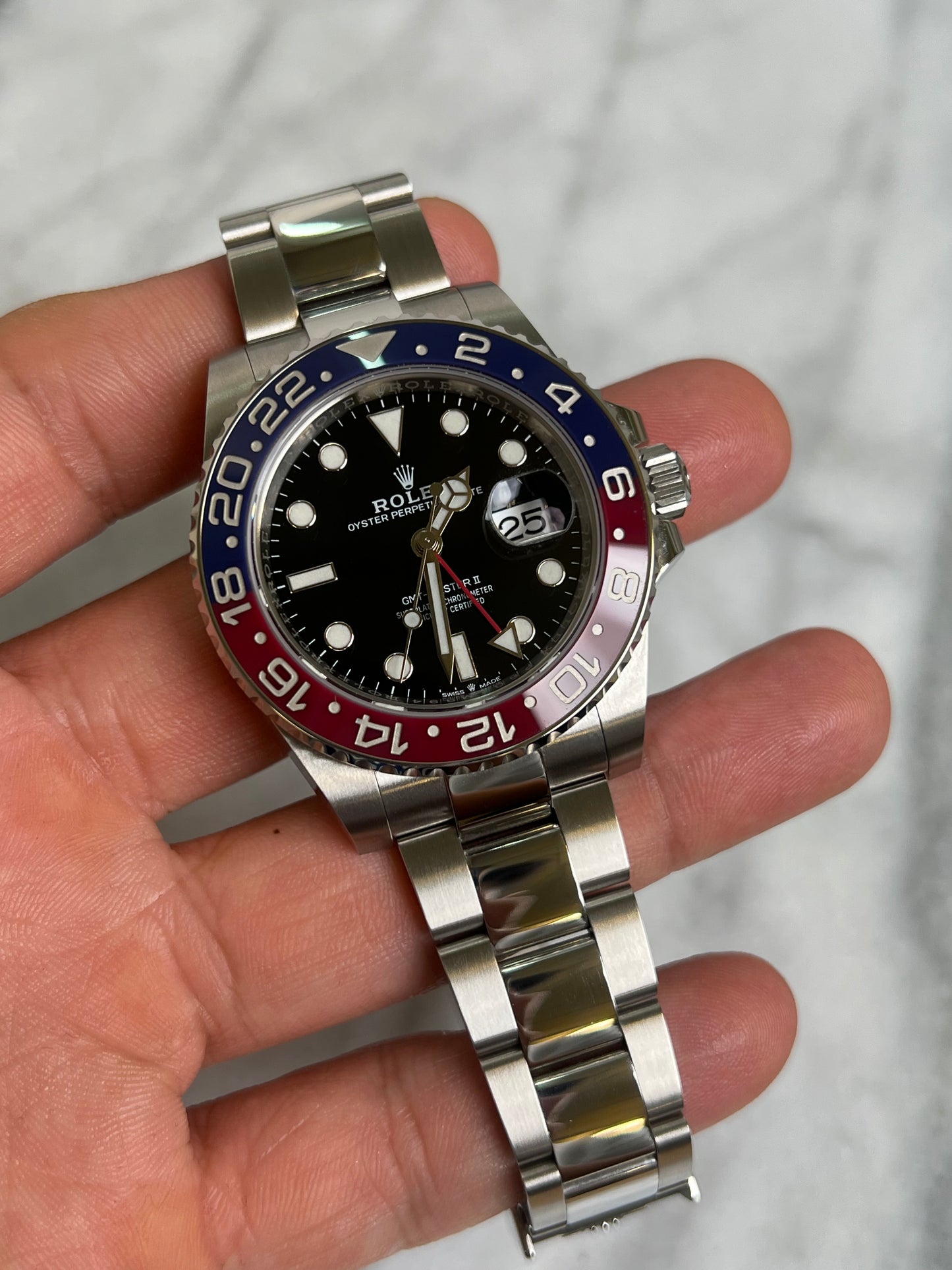 2022 126710BLRO Oyster Pepsi Like New Complete