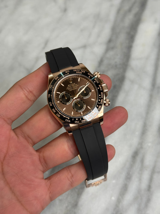 2025 126515LN Choco, EF Straps New Complete