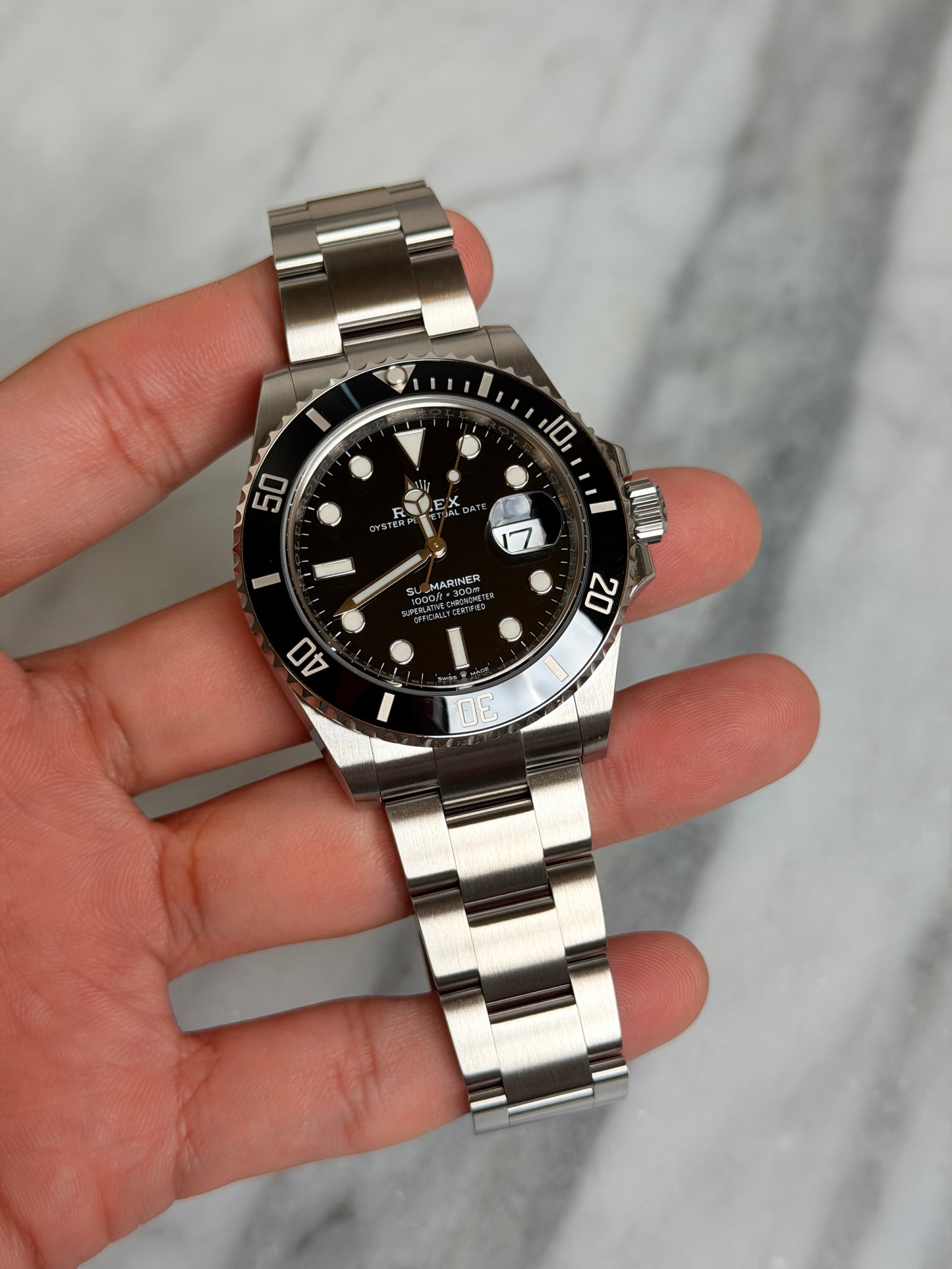 2021 126610LN Sub Date Preowned and Polished Complete