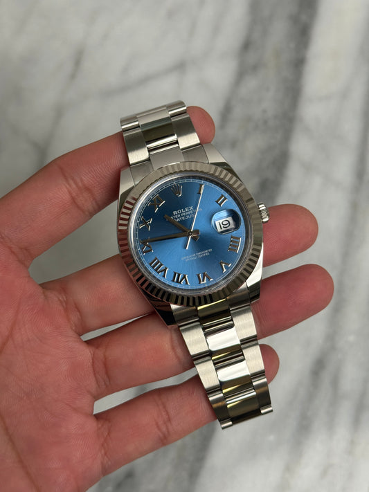 2025 126334 Oyster Blue Roman New Complete