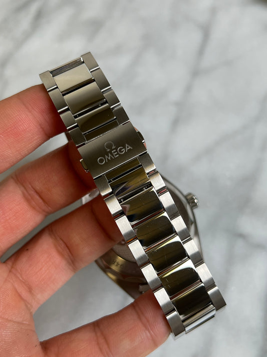 2025 22010432203002 Seamaster Aqua Terra Worldtimer Blue Dial 43mm Stainless Steel Bracelet New Complete