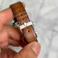 2025 33212415101001 Speedmaster SS Chronograph Black Dial on Brown Leather Strap New Complete