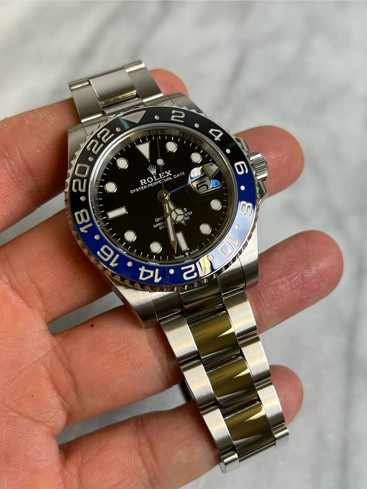 2022 126710BLNR Oyster Batman Preowned and Polished Complete