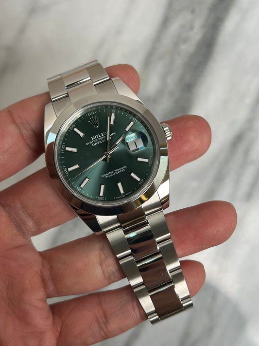 2024 126300 Oyster Green Index Like New Complete