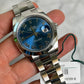 2024 126300 Oyster Blue Roman Preowned Good Complete w/ White Tag