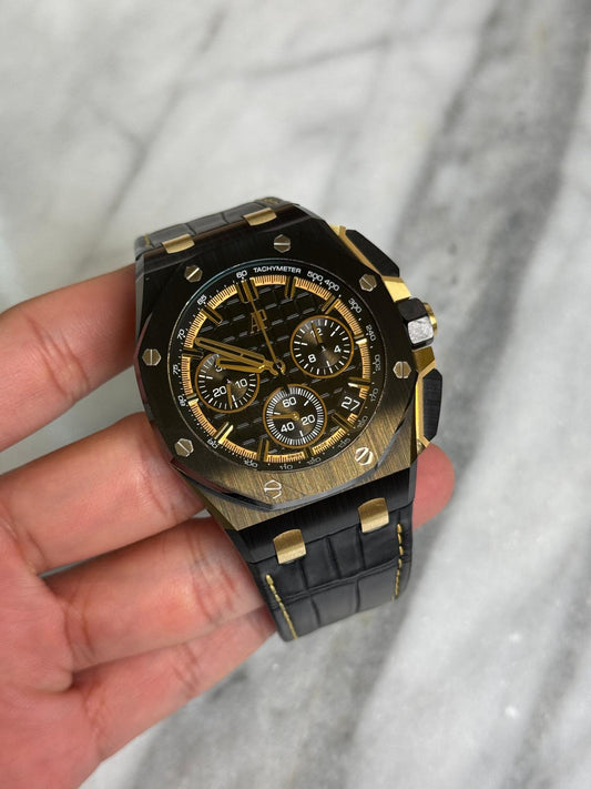 2023 26420CE.OO.A127CR.01 Ceramic Offshore Chrono on Strap Preowned Complete