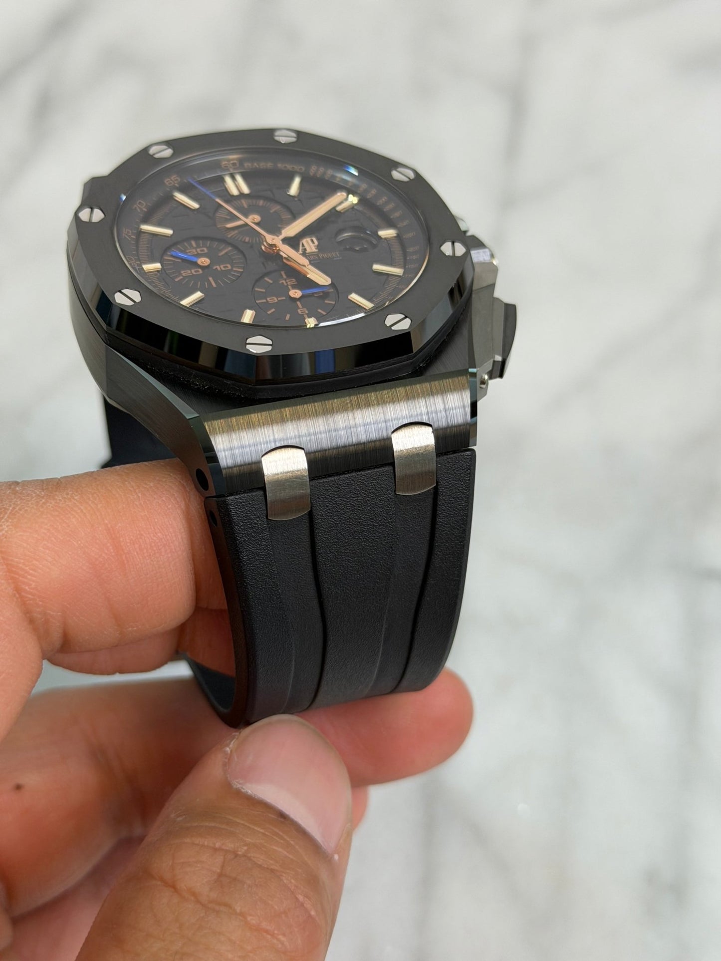 AP 2017 26405CE.OO.A002CA.02 Black Ceramic Offshore Preowned Complete 14820
