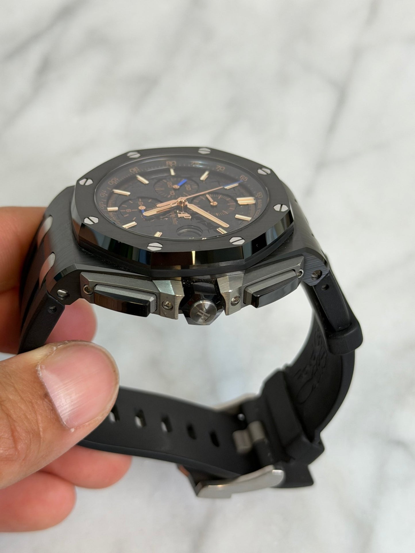 AP 2017 26405CE.OO.A002CA.02 Black Ceramic Offshore Preowned Complete 14820