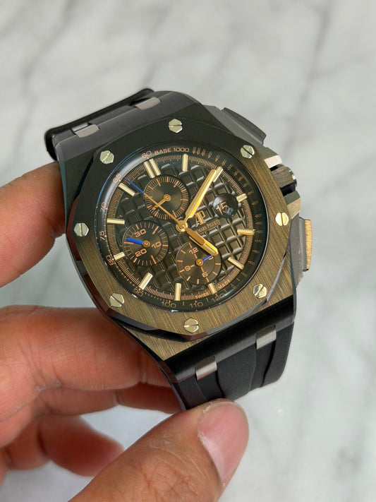 AP 2017 26405CE.OO.A002CA.02 Black Ceramic Offshore Preowned Complete 14820