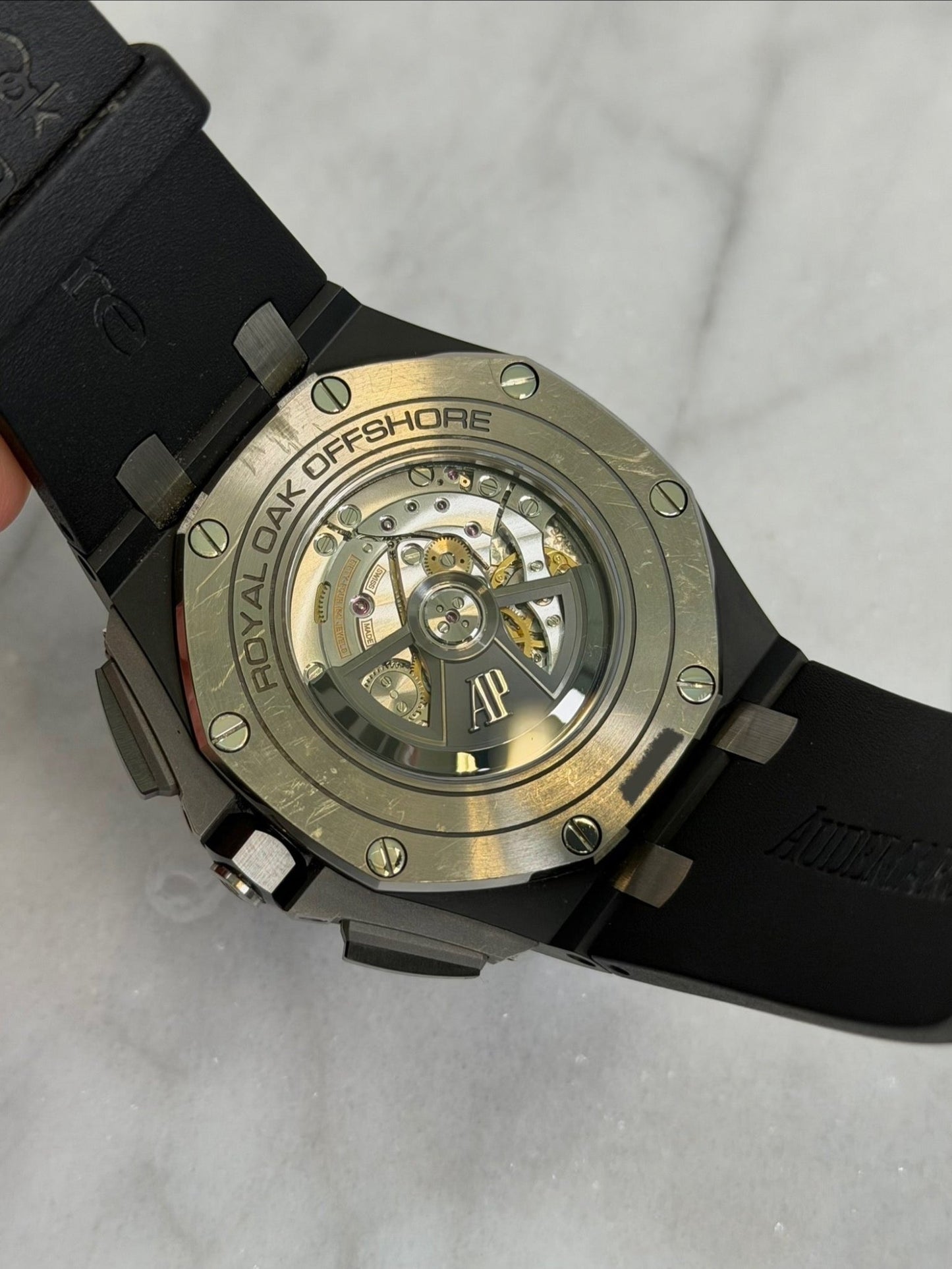 AP 2017 26405CE.OO.A002CA.02 Black Ceramic Offshore Preowned Complete 14820