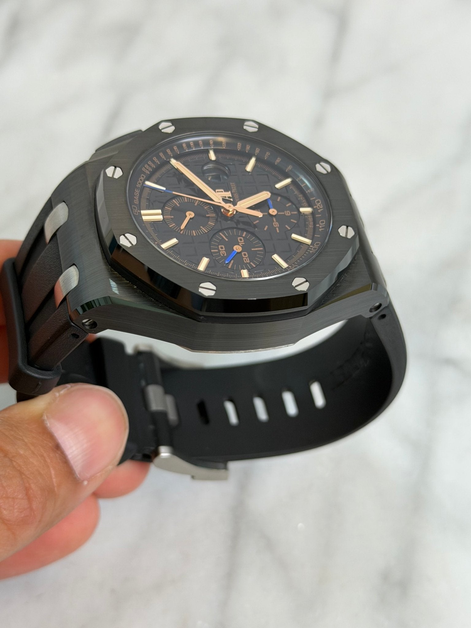 AP 2017 26405CE.OO.A002CA.02 Black Ceramic Offshore Preowned Complete 14820
