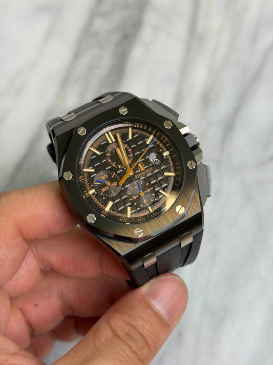 AP 2017 26405CE.OO.A002CA.02 Black Ceramic Offshore Preowned Good Complete 14483