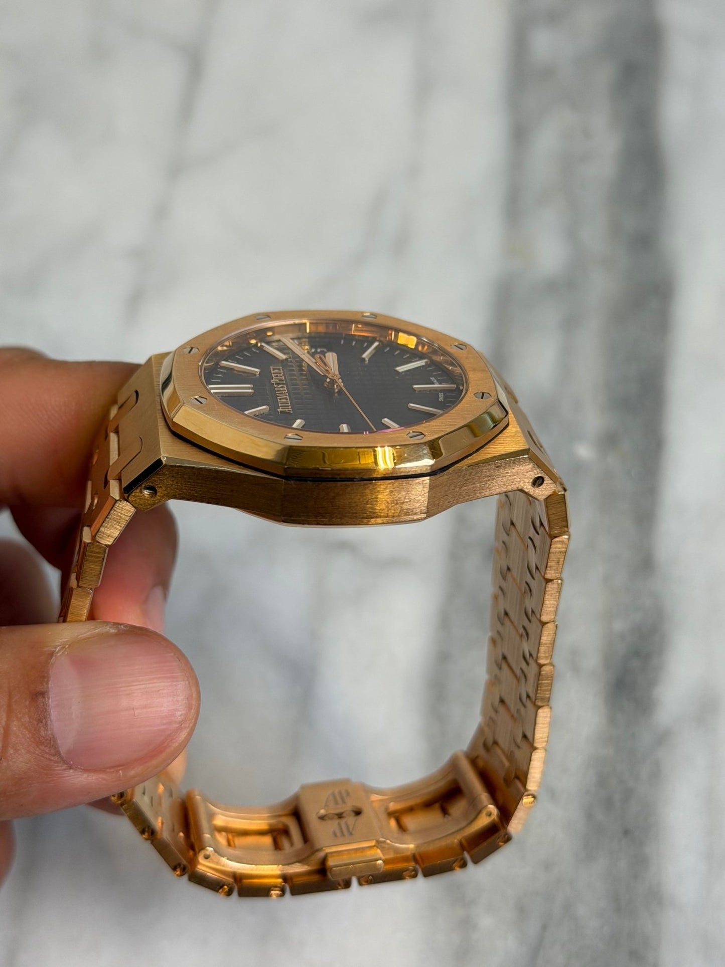 AP 2022 15510OR Blue on Bracelet, 50th Preowned Complete 14603