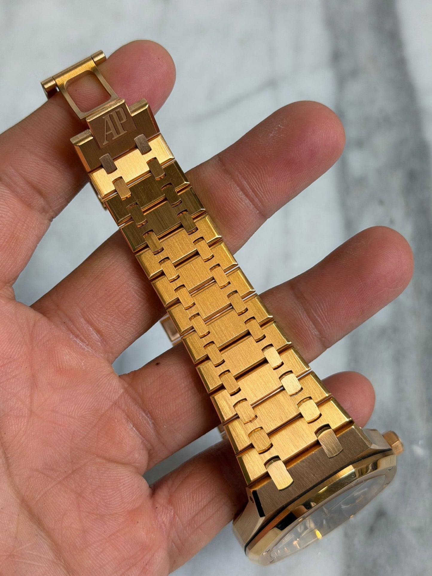 AP 2022 15510OR Blue on Bracelet, 50th Preowned Complete 14603