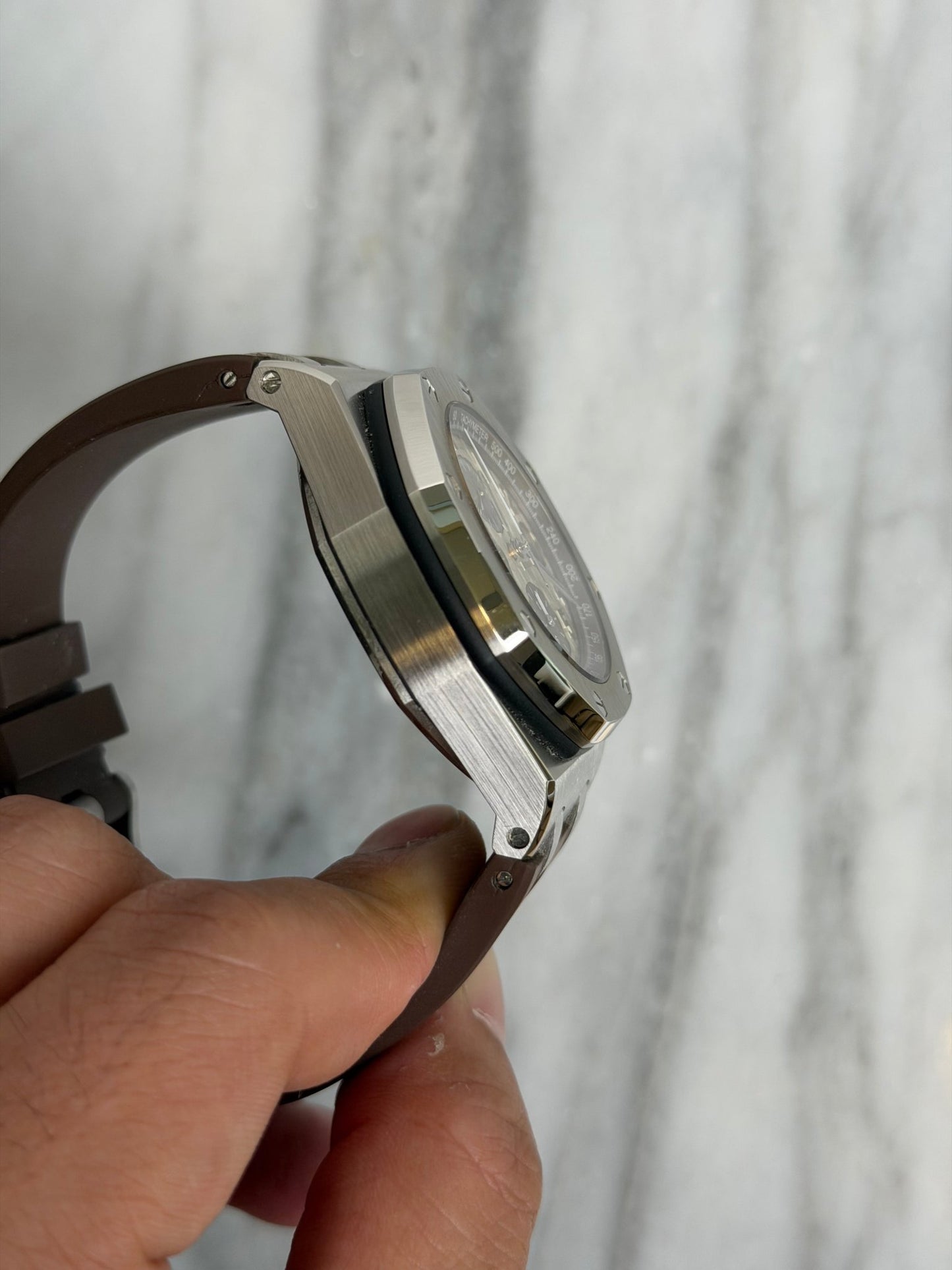 AP N/A 26470ST Safari Preowned and Polished Watch/Box/Photocopy of Warranty Only 14375