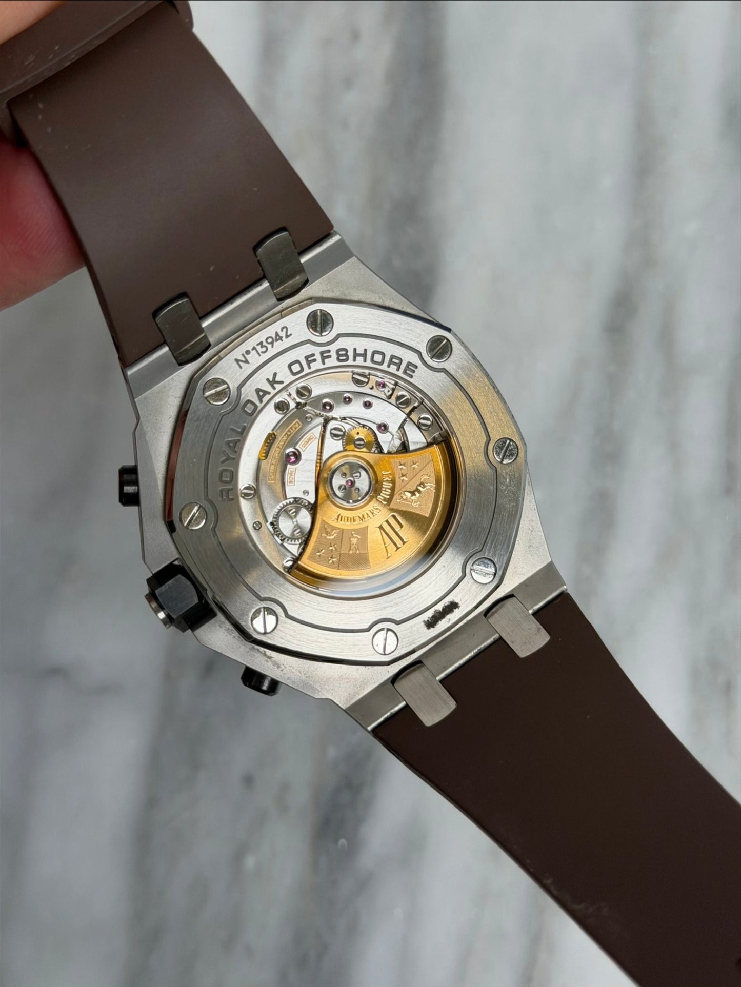 AP N/A 26470ST Safari Preowned and Polished Watch/Box/Photocopy of Warranty Only 14375