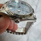 Rolex 2024 228236a New, Stickered Ice Blue Baguettes Complete w/WT
