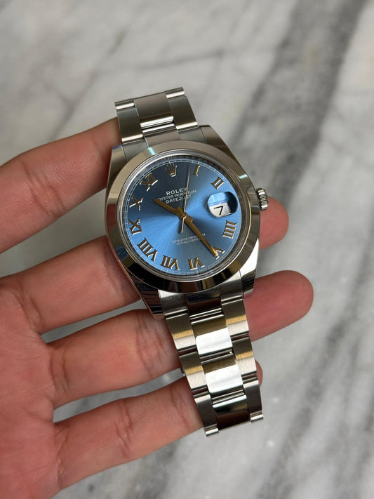 2024 126300 Oyster Blue Roman New Complete