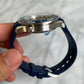 Omega 2025 21032422006001 Seamaster Diver 300M Grey Dial Blue Ceramic Bezel Rubber Strap New Complete 12484