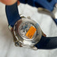 Omega 2025 21032422006001 Seamaster Diver 300M Grey Dial Blue Ceramic Bezel Rubber Strap New Complete 12484