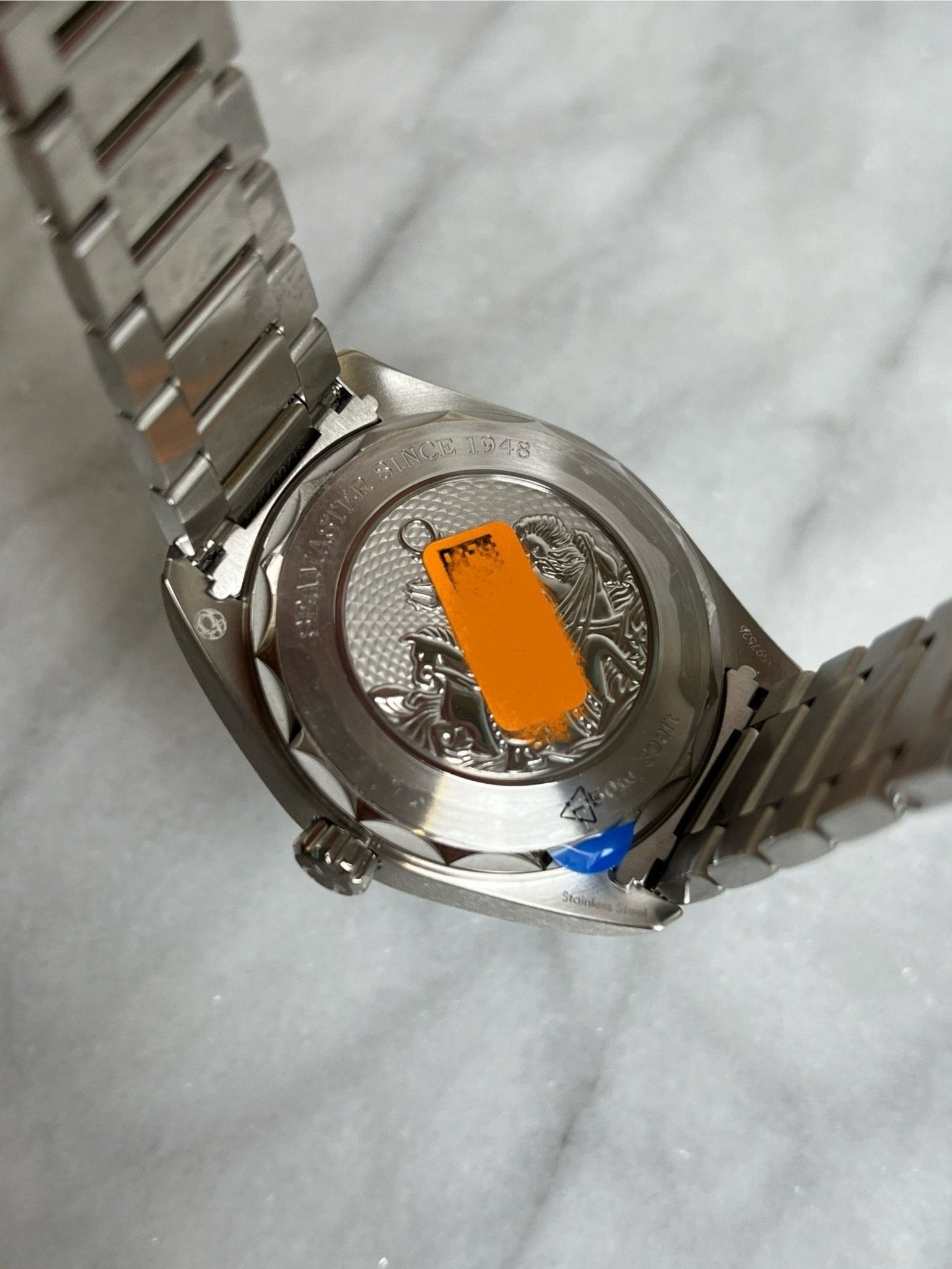 Omega 2025 22010432203002 Seamaster Aqua Terra Worldtimer Blue Dial 43mm Stainless Steel Bracelet New Complete 12492