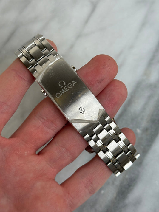 Omega 2026 22103042204001 White Seamaster 300M on Bracelet New Complete 14537