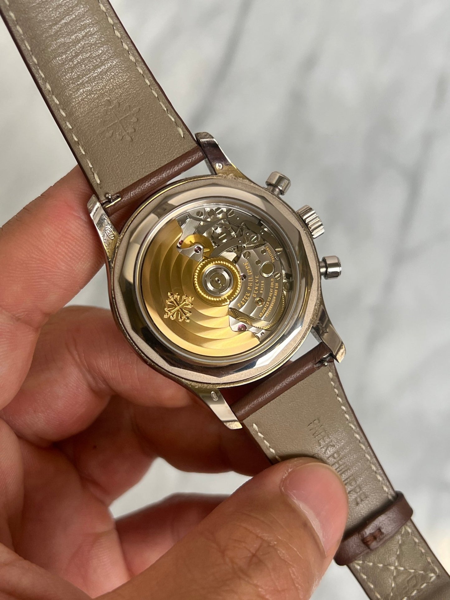 Patek 2020 5960/01G - 001 Blue Annual Calendar Preowned Complete 13261