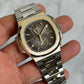 Patek 2021 5990/1A Grey Nautilus, Old Buckle Preowned Good Complete 14608