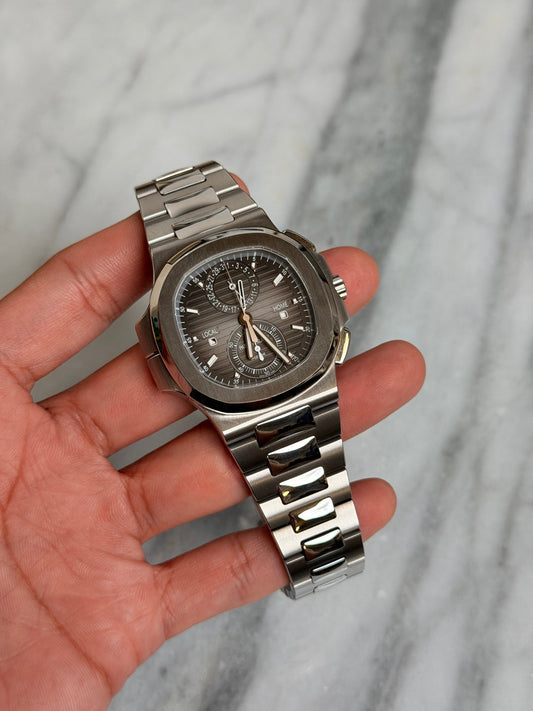 Patek 2021 5990/1A Grey Preowned Watch/Papers 14374