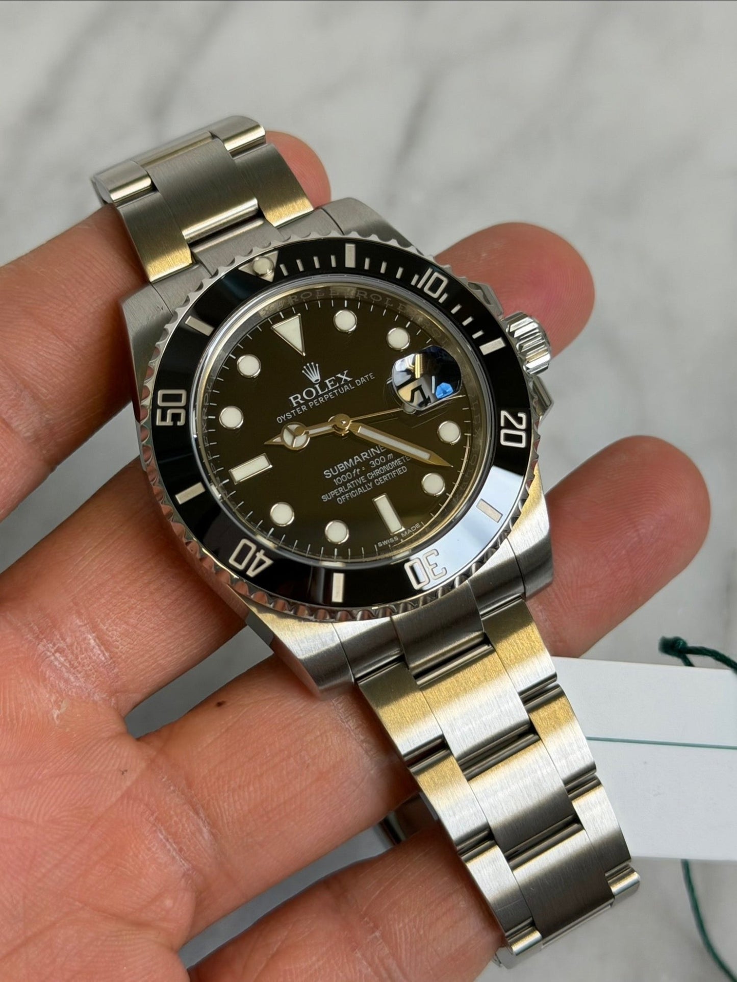 Rolex 2016 116610LN Sub Date Preowned Complete w/ White Tag 14774