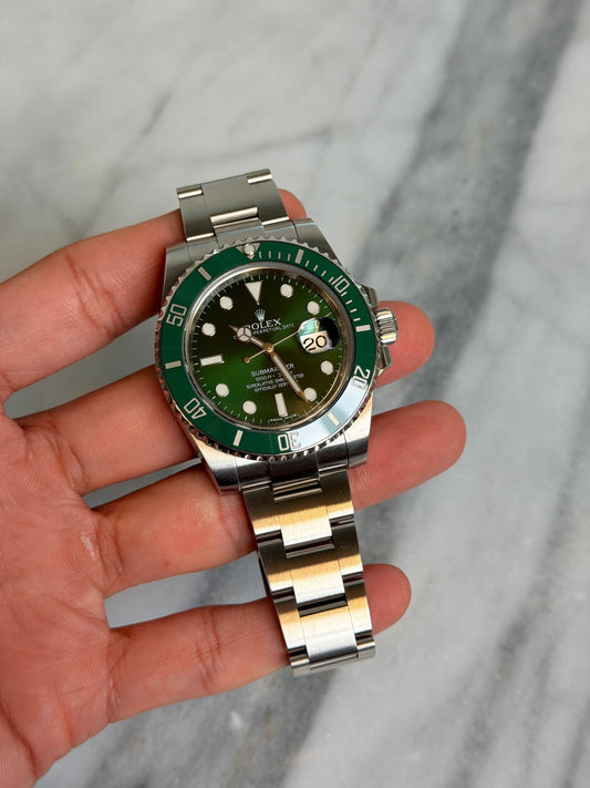 Rolex 2016 116610LV Hulk Preowned Complete 14453