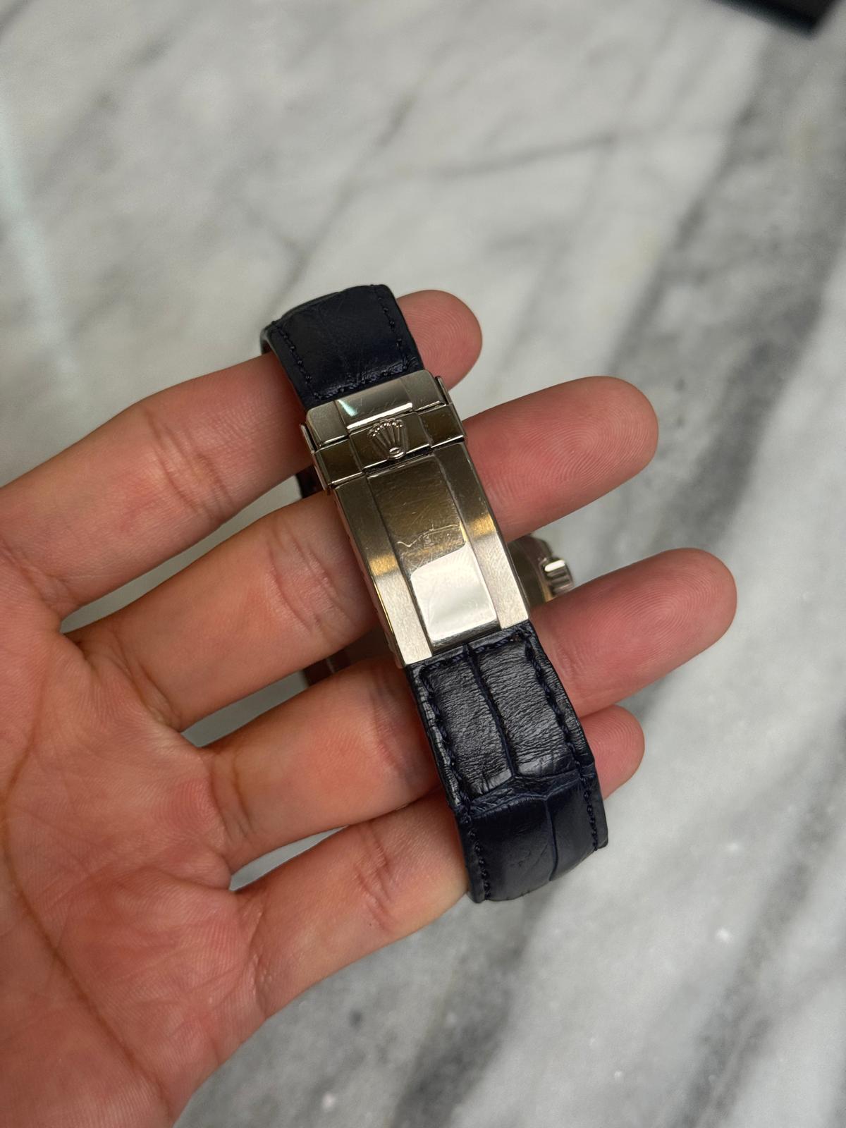 Rolex 2019 116589SACI Roman Pave Sapphire Bezel Preowned and Polished Complete 10957