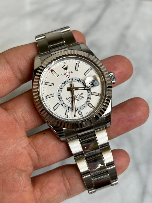 Rolex 2019 326934 Oyster White Sky Preowned Complete 14098