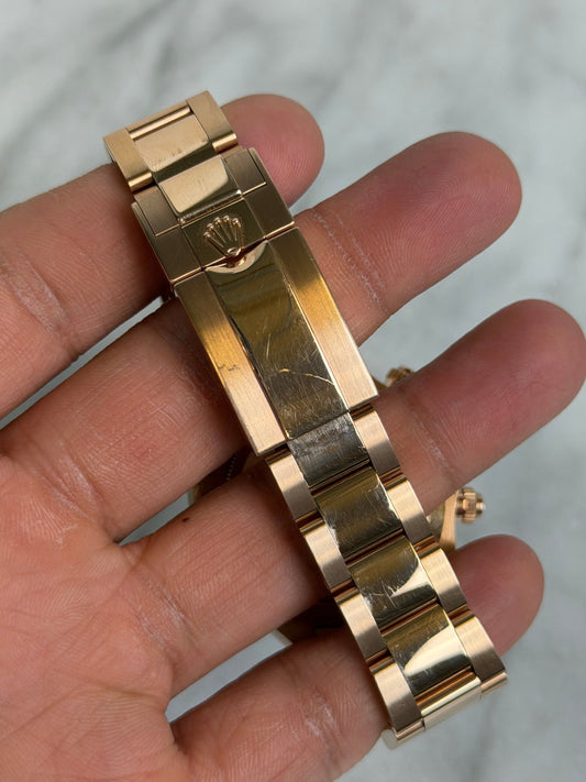 Rolex 2020 116505A Pink Baguette Preowned NFC Complete 14797