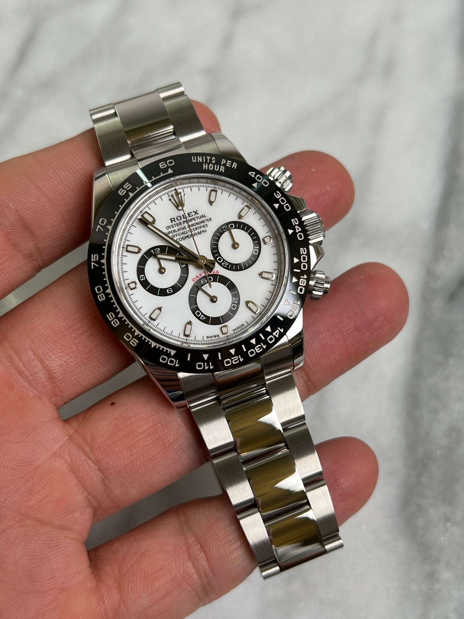 Rolex 2021 116500LN Panda Preowned and Polished Complete 14018