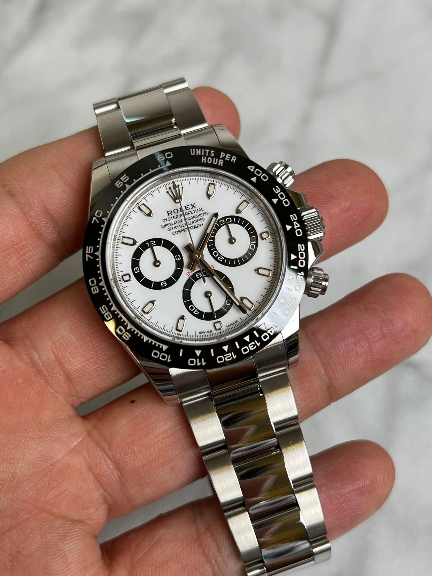 Rolex 2021 116500LN Panda Preowned and Polished Complete 14068
