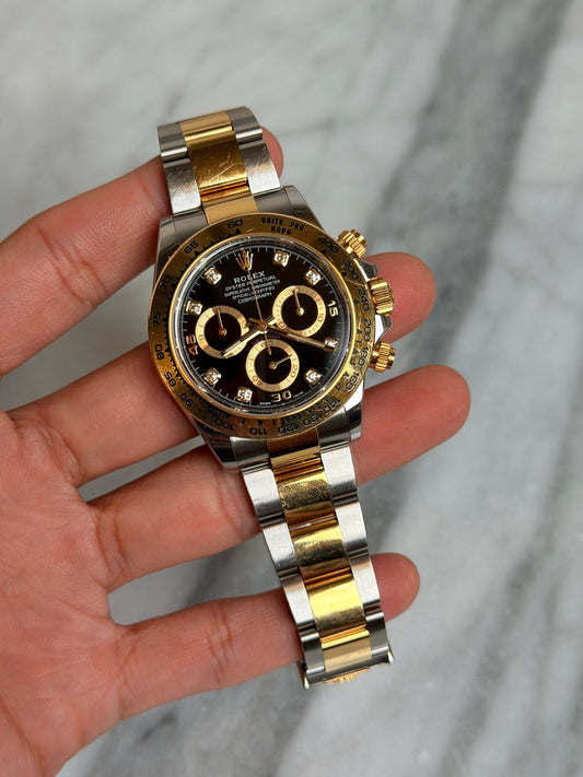 Rolex 2021 116503G Black Diamond MK2 Preowned Complete 14355