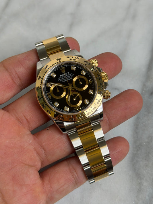 Rolex 2021 116503G Black Diamond MK2 Preowned Complete 14428
