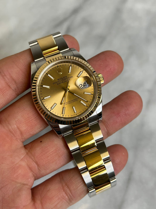 Rolex 2021 126233 Oyster Champ Index DJ36 Preowned Complete 13651
