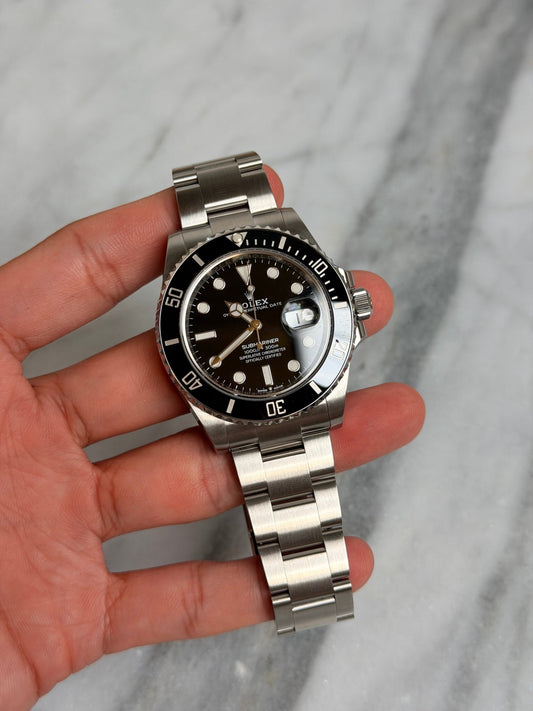 Rolex 2021 126610LN Sub Date Preowned and Polished Complete 14695