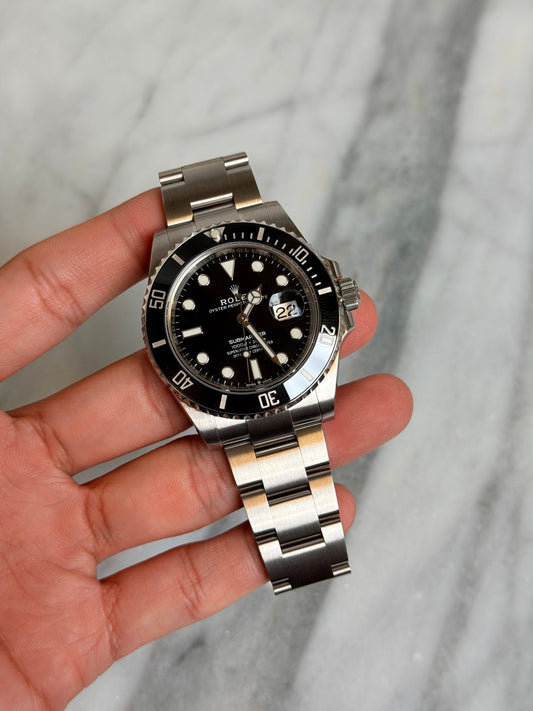Rolex 2021 126610LN Sub Date Preowned and Polished Complete 14760