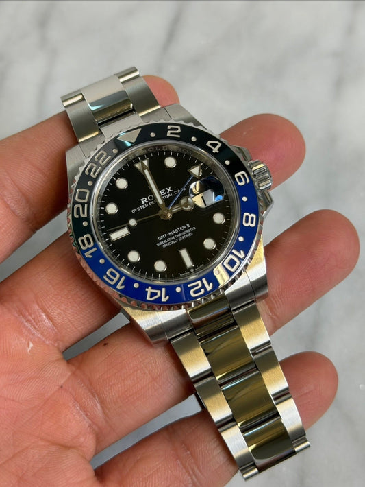 Rolex 2021 126710BLNR Oyster Batman Preowned and Polished Complete 14837