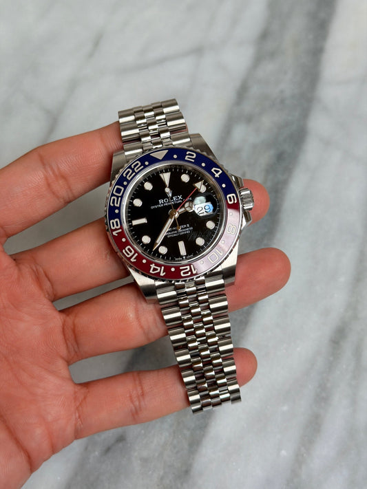 Rolex 2021 126710BLRO Jubilee Pepsi Preowned Complete 14164