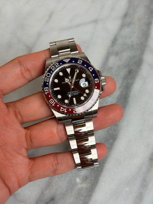 Rolex 2021 126710BLRO Oyster Pepsi Preowned Complete 14222