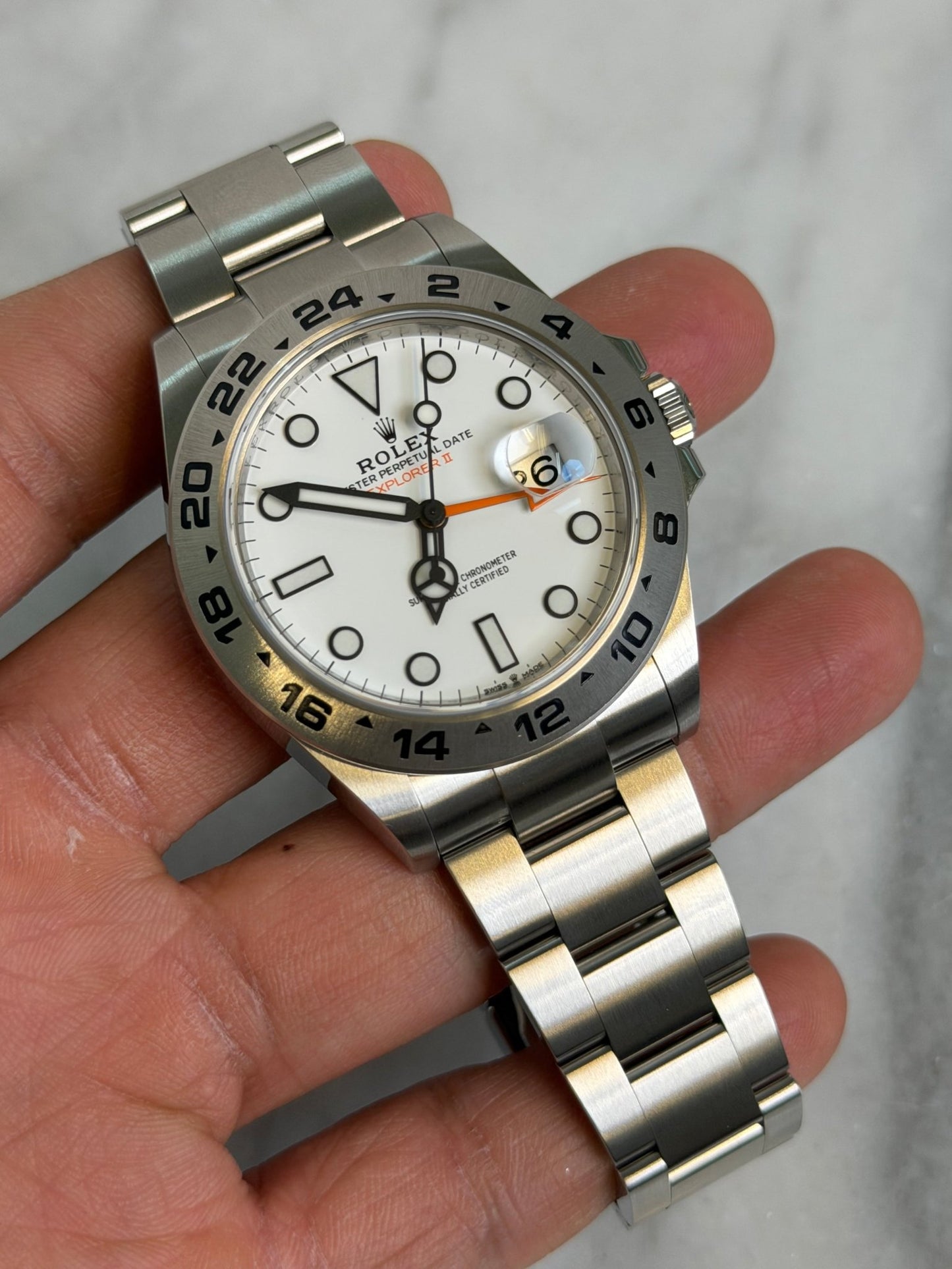 Rolex 2021 226570 Polar Preowned and Polished Complete 14785
