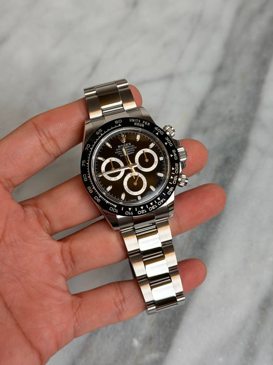 Rolex 2022 116500LN Black Preowned and Polished Complete 14354